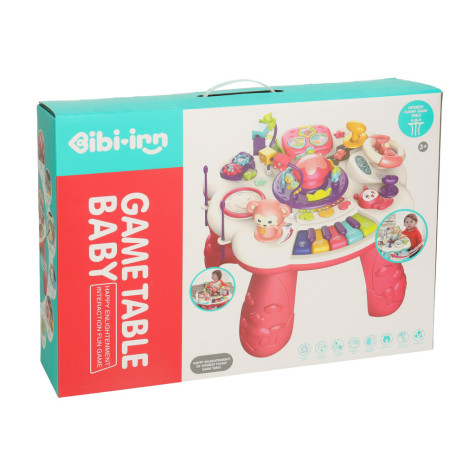 Vzdělávací hrací stůl pro děti červený ~ 6