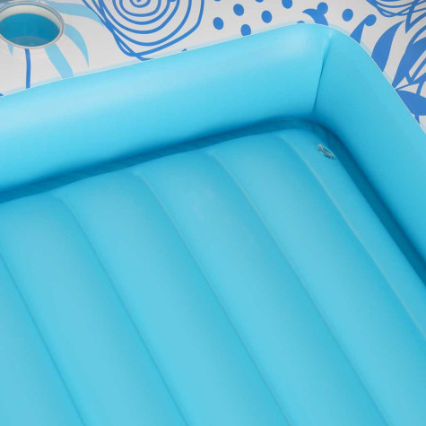 Nafukovací lehátko bazén pro dospělé 175x115cm - modré ~ 8