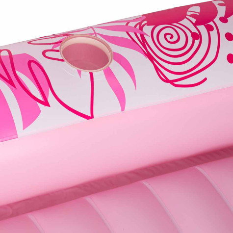 Nafukovací lehátko bazén pro dospělé 175x115cm - růžové ~ 7