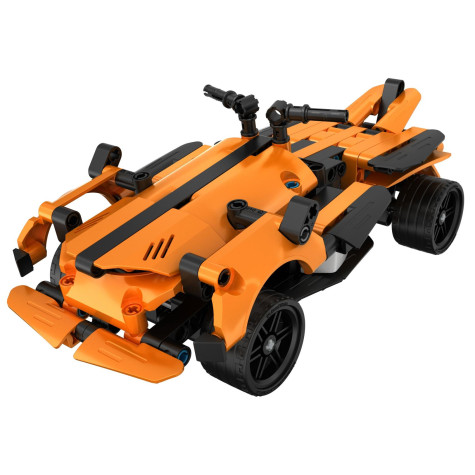 iM.Master Stavebnice Auto oranžové 2v1 na zpětné natažení 278 dílků ~ 5