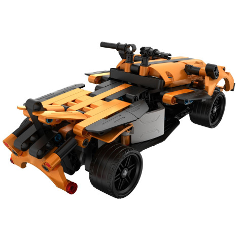 iM.Master Stavebnice Auto oranžové 2v1 na zpětné natažení 278 dílků ~ 6