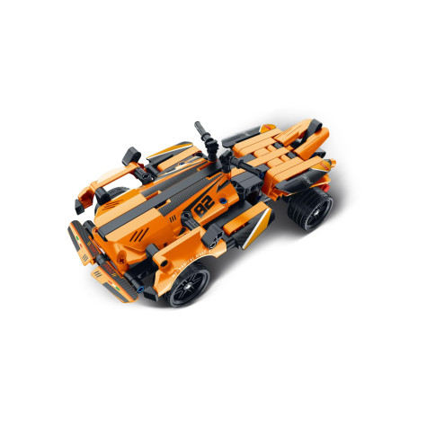 iM.Master Stavebnice Auto oranžové 2v1 na zpětné natažení 278 dílků ~ 7