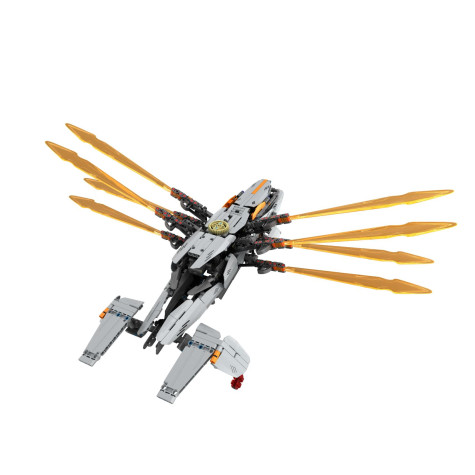 iM.Master Stavebnice Vesmírná loď s mechanickým pohonem 1229 dílků ~ 2