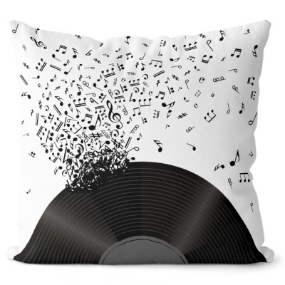 Polštář 40 x 40 cm - Noty