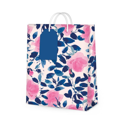 Albi Dárková taška velká 26x12,7x32,4cm - Akvarelové květy