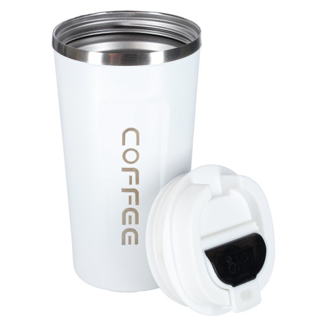 Cestovní termohrnek s LED displejem 500 ml - bílý ~ 2