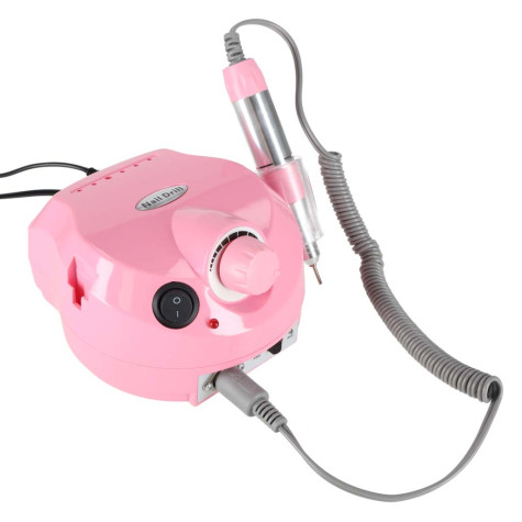 Frézka na nehty s příslušenstvím 65W růžová ~ 3