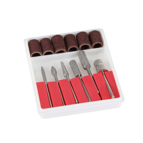 Frézka na nehty s příslušenstvím 65W růžová ~ 10