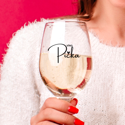 Ahome Sklenice na víno 450 ml - Víno Pička