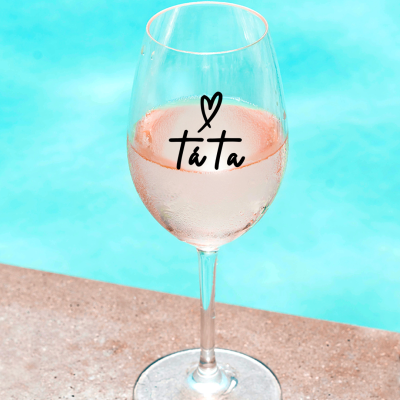 Ahome Sklenice na víno 450 ml - Táta srdce