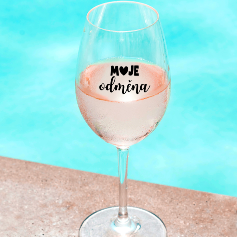 Ahome Sklenice na víno 450 ml - Moje Odměna ~ 2