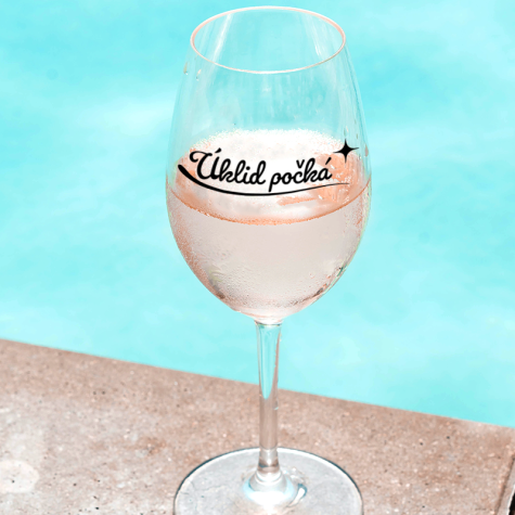 Ahome Sklenice na víno 450 ml - Úklid počká ~ 2