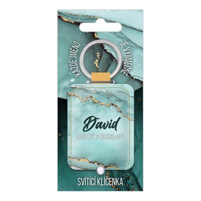 Nekupto Svítící klíčenka se jménem - David