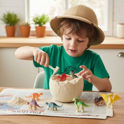 Archeologická sada XL Dinosauří vejce 12 ks ~ 2