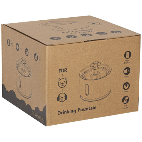 Pítko pro zvířata automatická USB LED fontánana vodu 2,4 l ~ 14