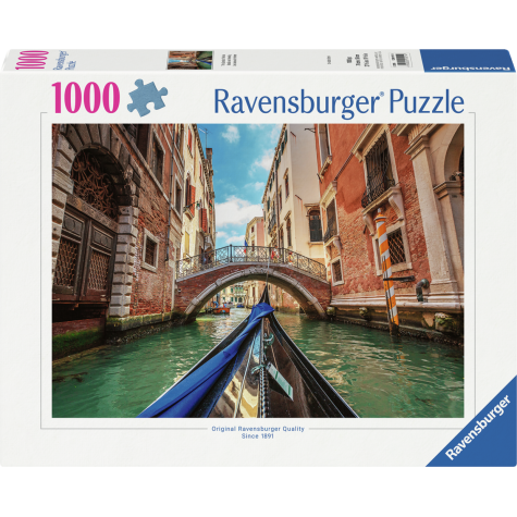 RAVENSBURGER Puzzle Plavba Benátkami 1000 dílků ~ 1