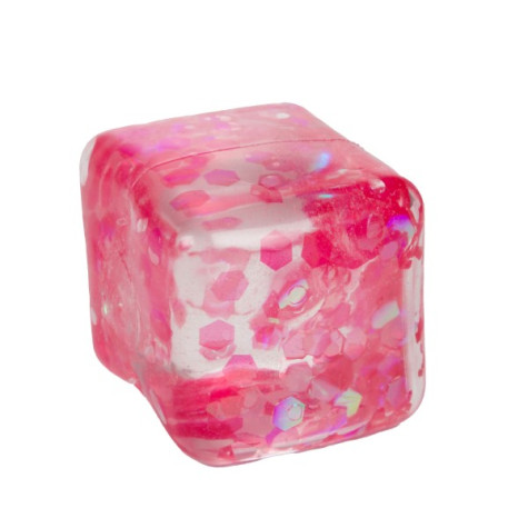 Teddies Kostka antistresová mačkací sliz 6x6cm ~ 1