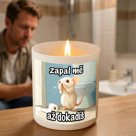 Ahome Skleněný svícen - Zapal mě až dokadíš ~ 1