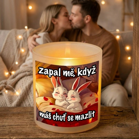 Ahome Skleněný svícen - Zapal mě, když máš chuť se mazlit ~ 1