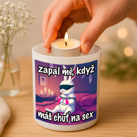 Ahome Skleněný svícen - Zapal mě když máš chuť na sex ~ 2