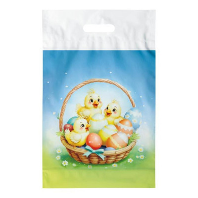 Igelitová velikonoční taška vel. L 30x46cm