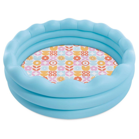 Intex 56191 Dětský nafukovací bazén s vlnitými okraji 168x46cm modrý ~ 1