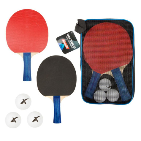 Sada na stolní tenis v pouzdře 2 pálky + 3 míčky ~ 1