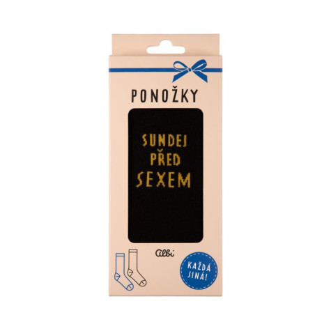 Albi Pohodonožky - Před sexem sundej, vel. 39-42 ~ 2