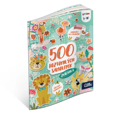 Albi Kvído 500 roztomilých samolepek - Zvířátka