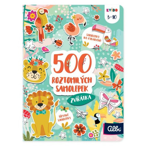Albi Kvído 500 roztomilých samolepek - Zvířátka ~ 2