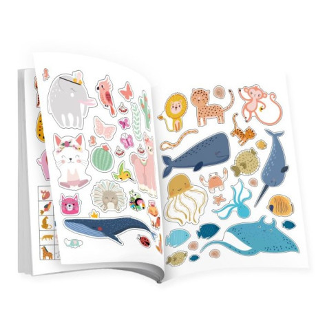 Albi Kvído 500 roztomilých samolepek - Zvířátka ~ 3
