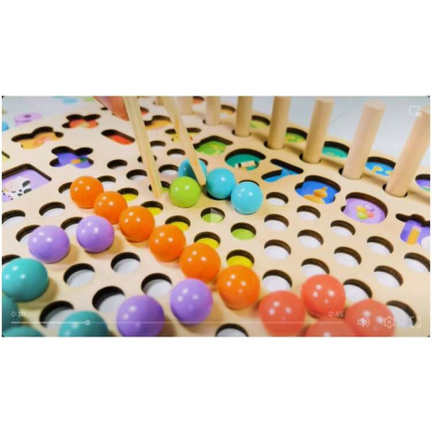 Dřevěné puzzle vkládačka vzdělávací Kruzzel 17252 ~ 6