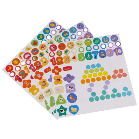 Dřevěné puzzle vkládačka vzdělávací Kruzzel 17252 ~ 9