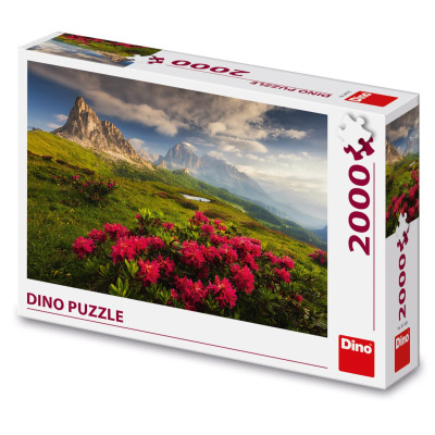 Dino Puzzle Italské Dolomity 2000 dílků