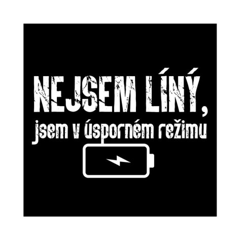 Albi Pánské tričko - Nejsem líný - XL ~ 2