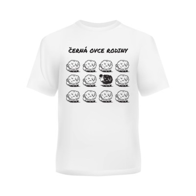 Albi Pánské tričko - Černá ovce rodiny - XL