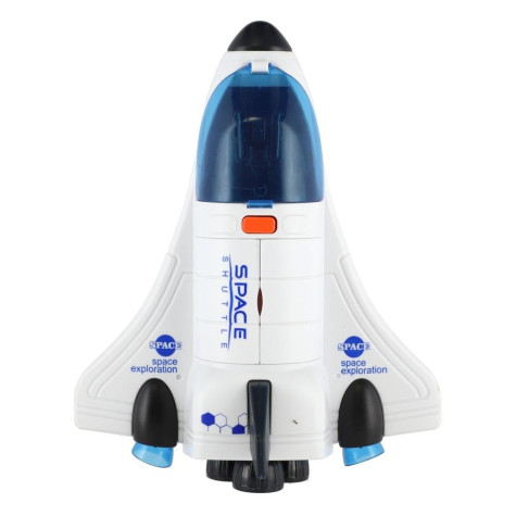 Raketoplán s astronautem 20cm na baterie se světlem, zvukem ~ 6