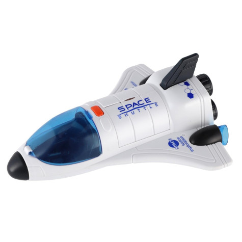 Raketoplán s astronautem 20cm na baterie se světlem, zvukem ~ 7