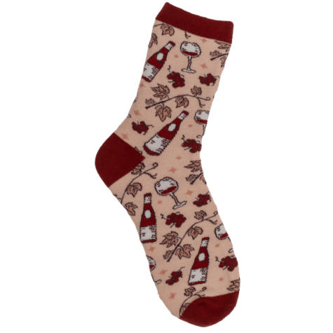 Ponožky Láhev vína 2 ks - vel. uni ~ 3