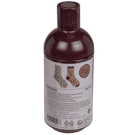 Ponožky Láhev vína 2 ks - vel. uni ~ 6