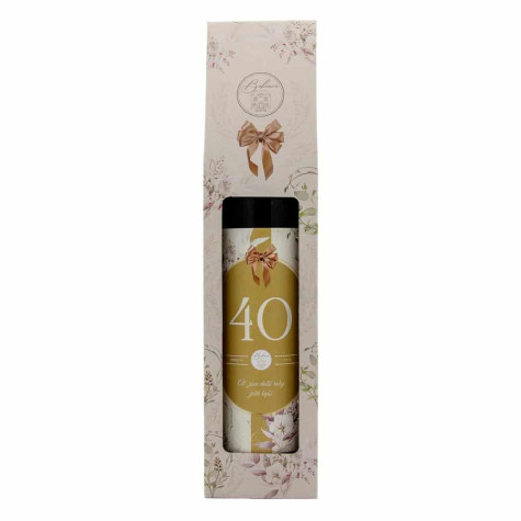 Dárkové víno v krabičce 0,75l - Květiny 40 Merlot ~ 2