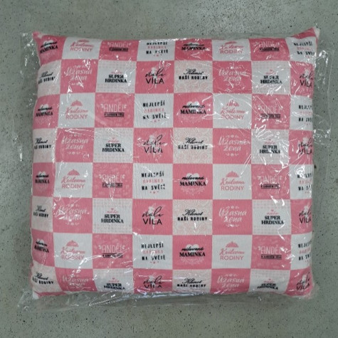 Humorný polštářek - Pro maminku - kostkovaný ~ 3