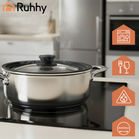 Silikonová poklice 3v1 28/30/32 cm Ruhhy 25561 ~ 2