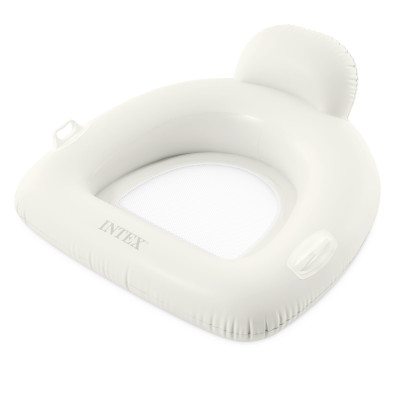 Intex 56801 Nafukovací křeslo s úchyty 114x107cm - bílé