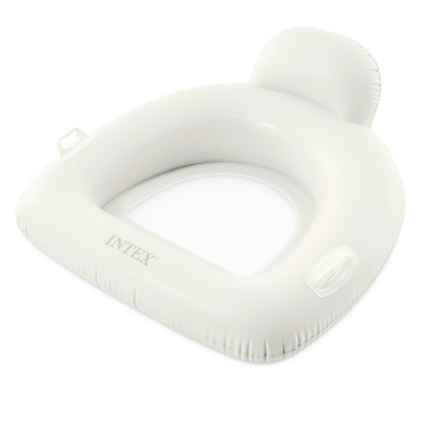 Intex 56801 Nafukovací křeslo s úchyty 114x107cm - bílé ~ 1