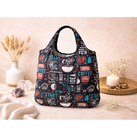 Nekupto Nákupní taška skládací Coffee ~ 2