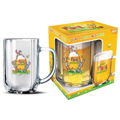 Nekupto Dárkový půllitr Velikonoce - Na pivní radovánky