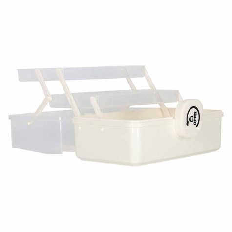 Organizér na léky kufřík bílý 29x16x15cm ~ 3