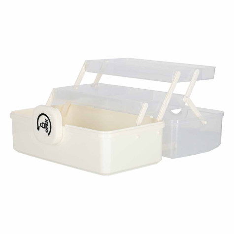 Organizér na léky kufřík bílý 29x16x15cm ~ 4