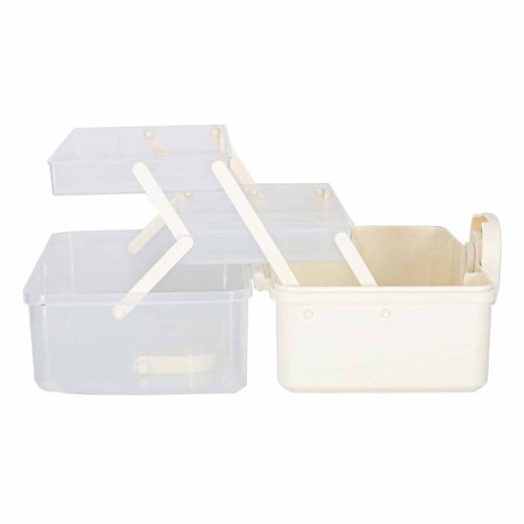 Organizér na léky kufřík bílý 29x16x15cm ~ 6